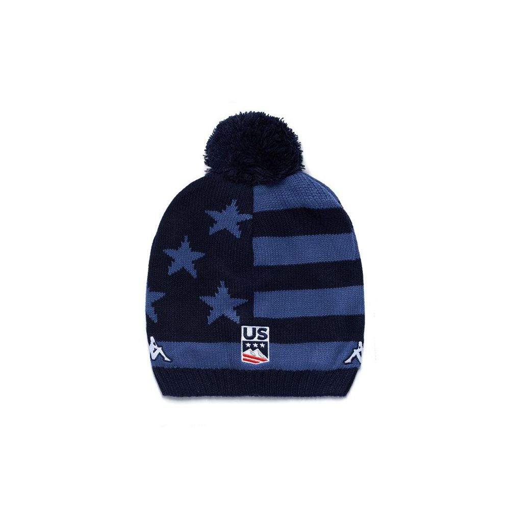 Men Kappa 6 Cento Flock3 G Us Cap Navy | 598410-SQE