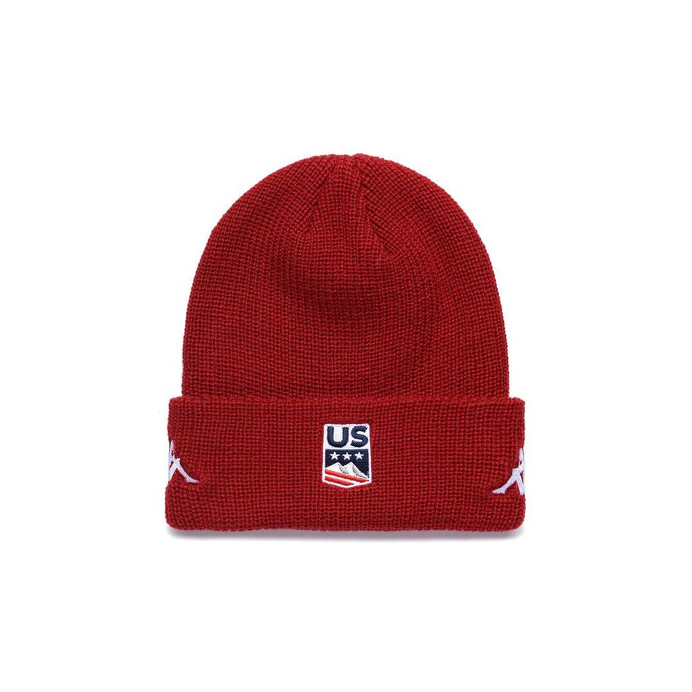 Men Kappa 6 Cento Huan Us Cap Red | 053492-QKX