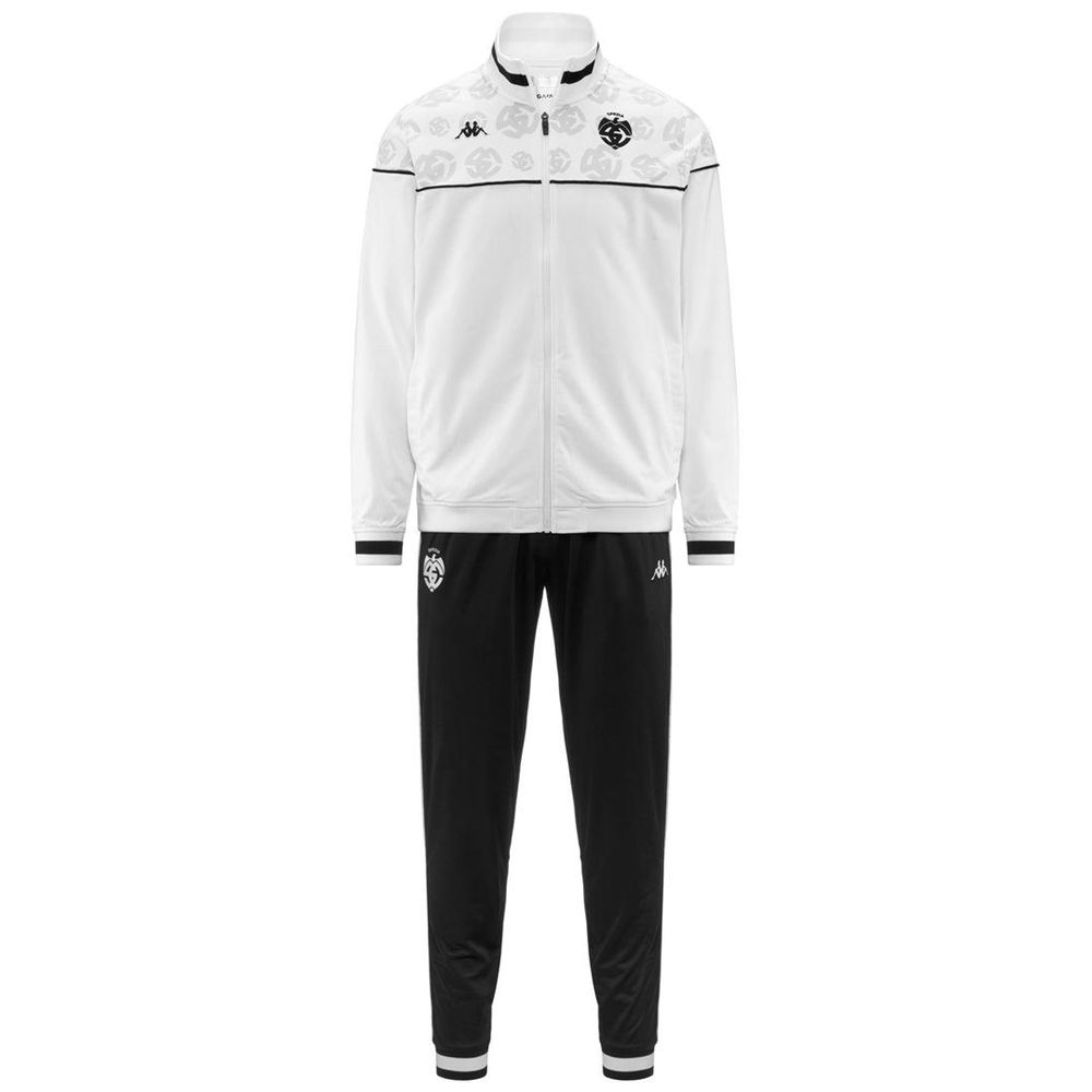 Men Kappa Alfuns Spezia Tracksuit White | 723051-KSG