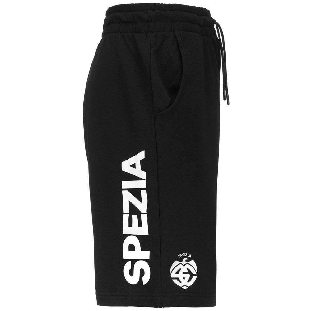 Men Kappa Alloucs Spezia Shorts Black | 783204-HFL