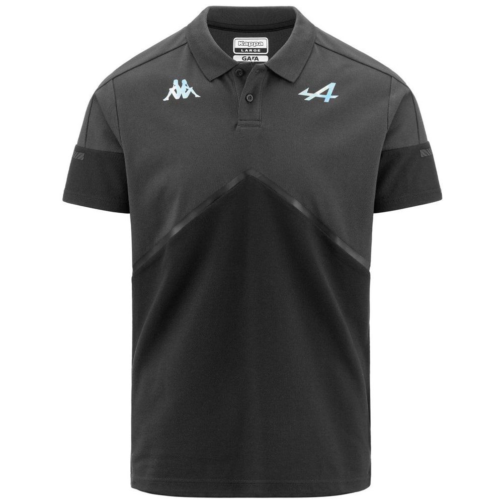 Men Kappa Angai Alpine F1 Polo Shirt Grey | 853761-HQD