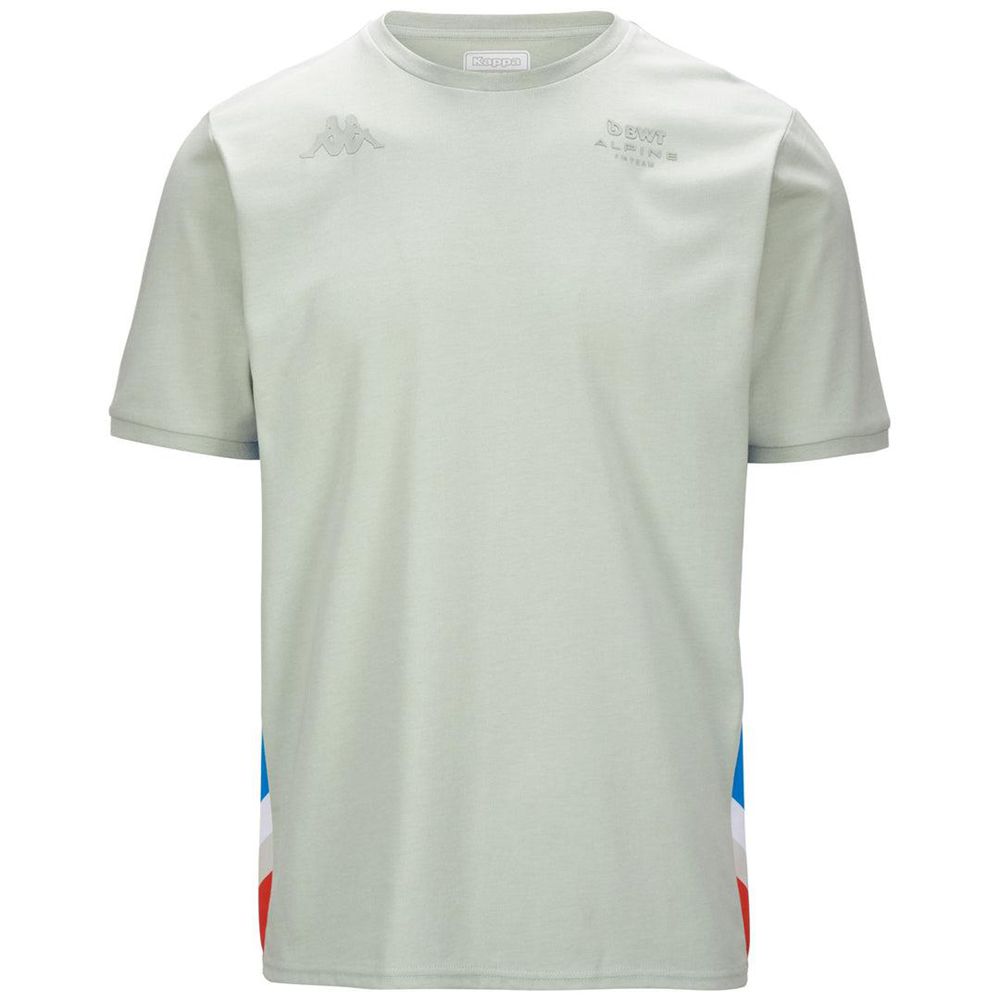 Men Kappa Anser Alpine F1 T-Shirt Grey | 641358-XOT