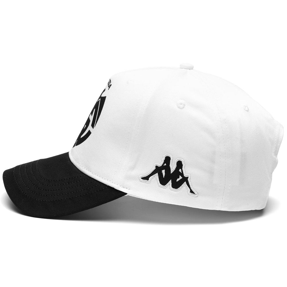 Men Kappa Aritrus Spezia Cap White | 639781-TAX