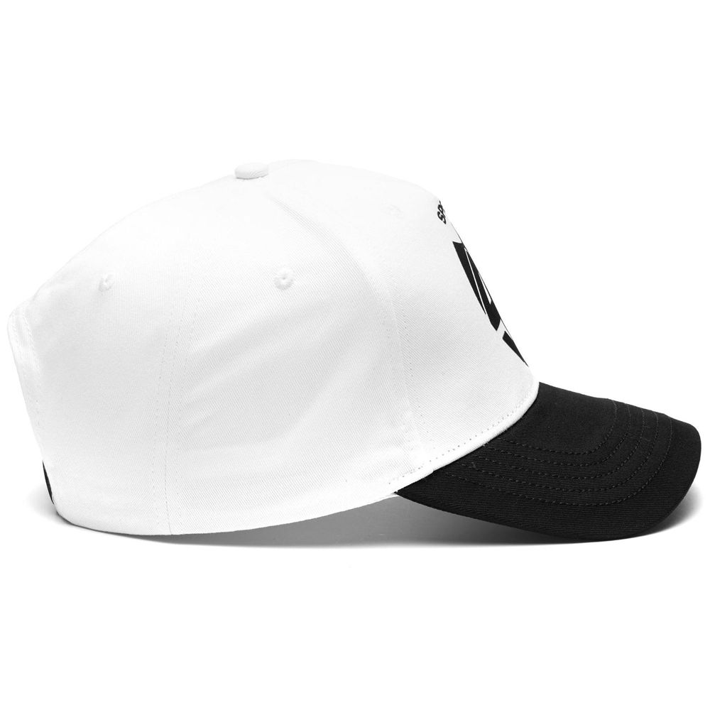 Men Kappa Aritrus Spezia Cap White | 639781-TAX