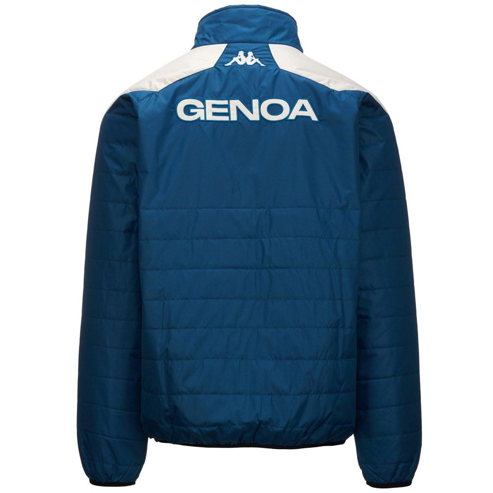 Men Kappa Arseco 7 Genoa Jacket Blue | 176543-KON