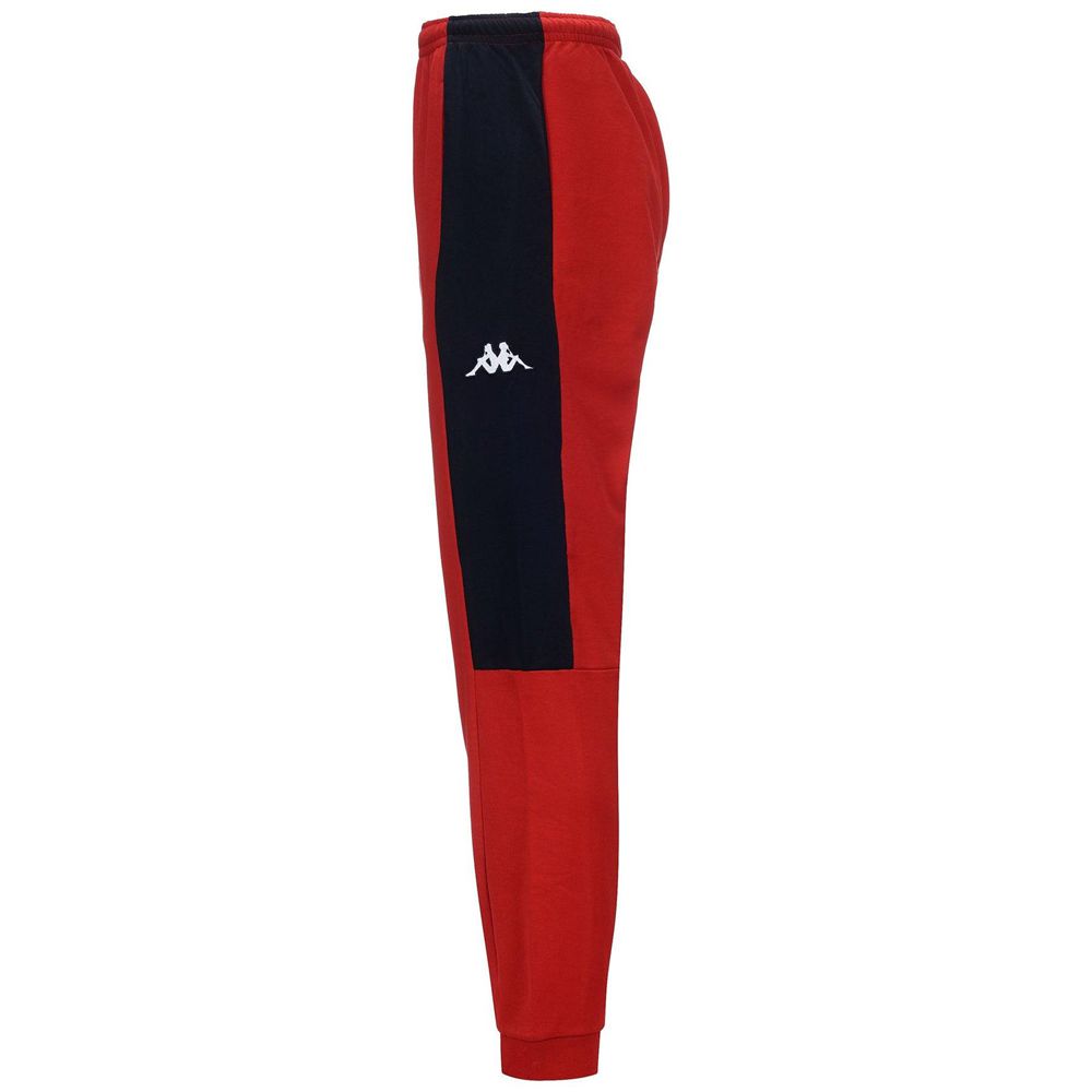 Men Kappa Arufinzip Usa Us Pants Red | 904623-TXW