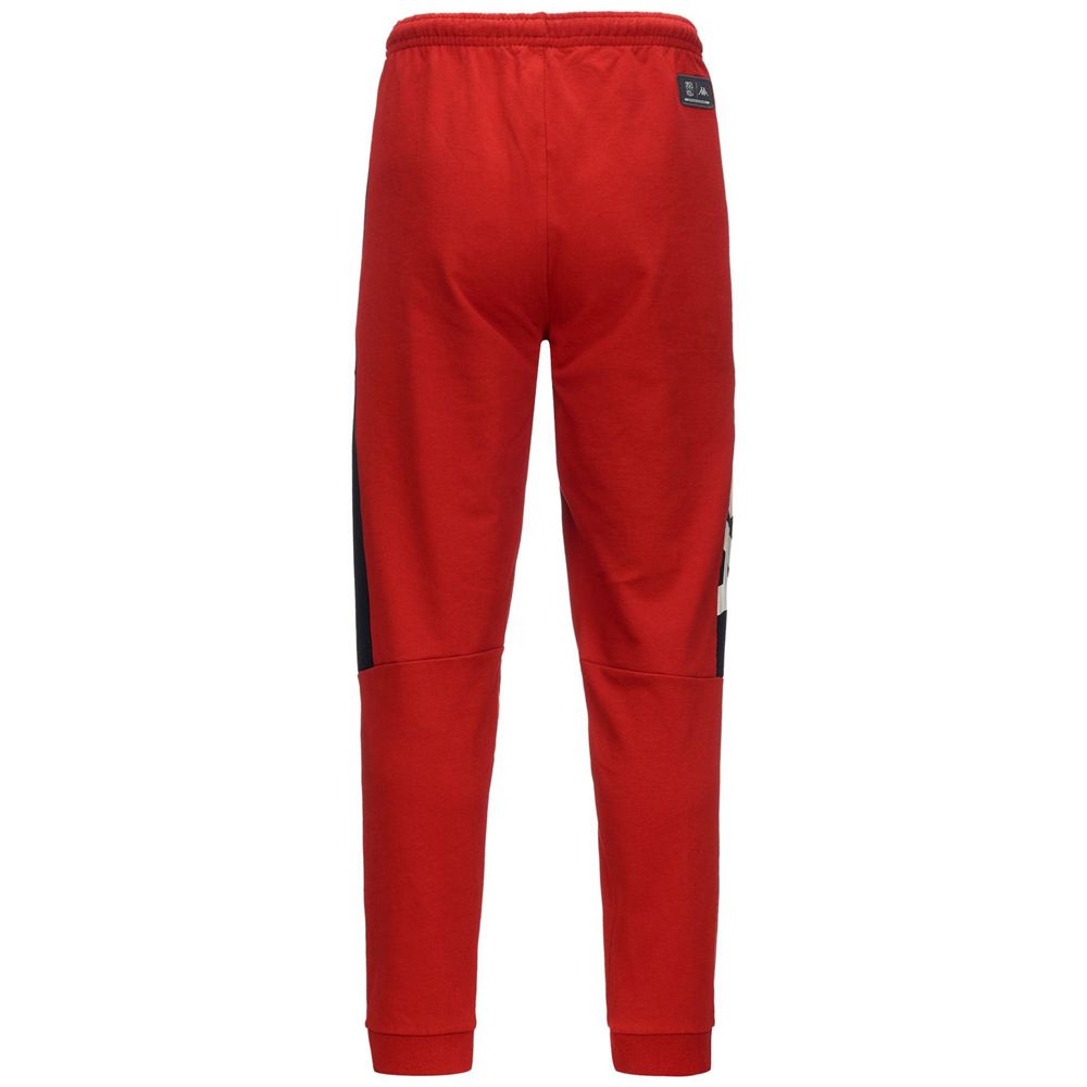 Men Kappa Arufinzip Usa Us Pants Red | 904623-TXW