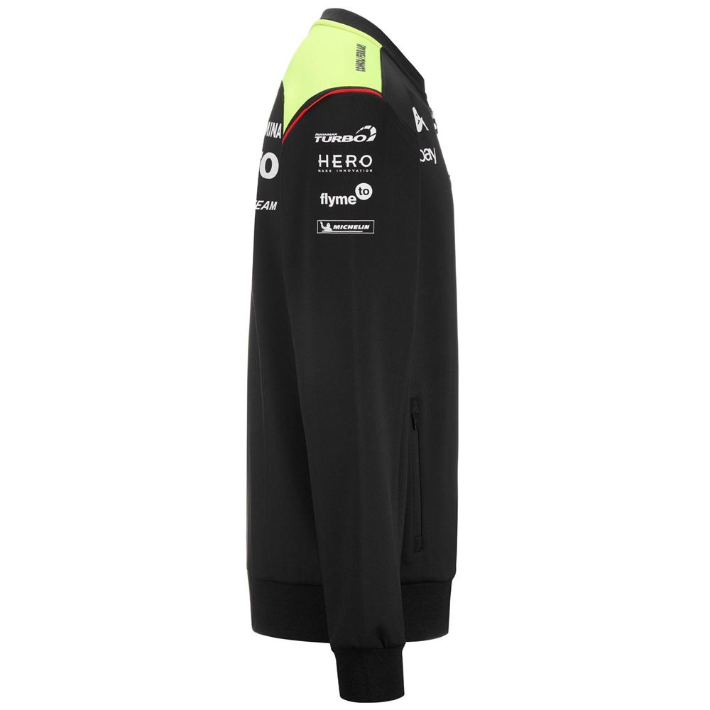 Men Kappa Atrisomone Vr46 Jacket Black | 890137-YOU