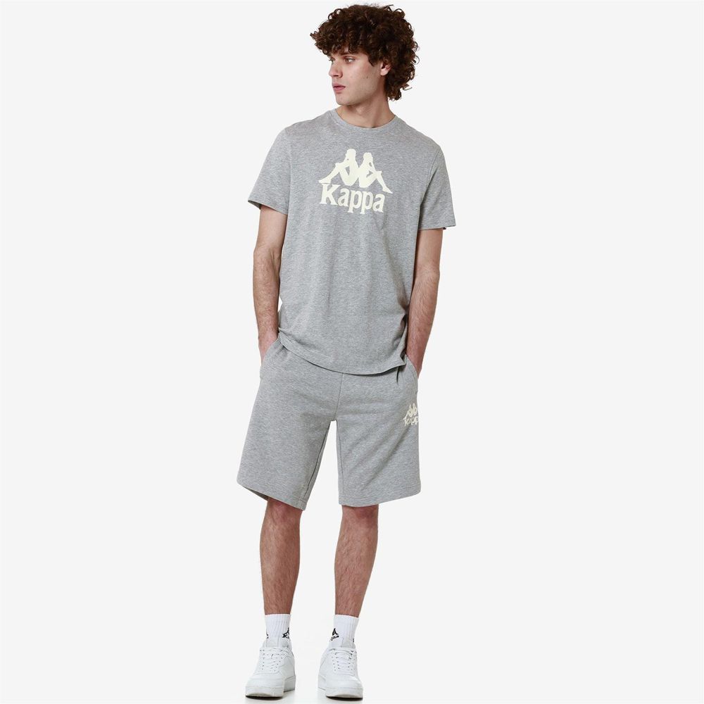 Men Kappa Authentic Estessi T-Shirt Grey | 962804-BER