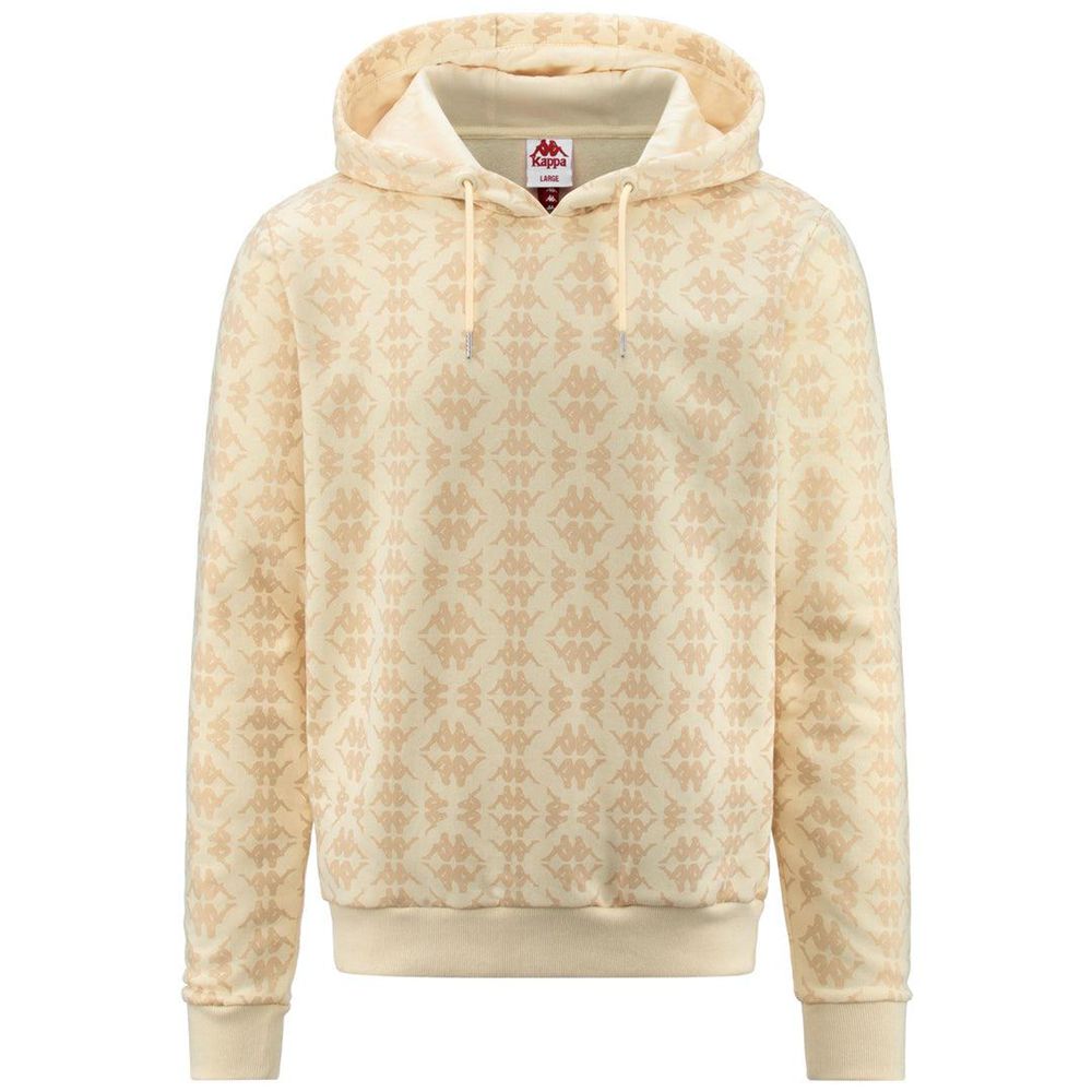 Men Kappa Authentic Fancy Hoodie Beige | 895140-DXM