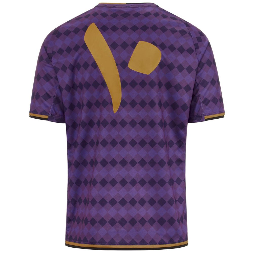 Men Kappa Authentic Fasto Sole Dxb Jersey Purple | 128390-EWG