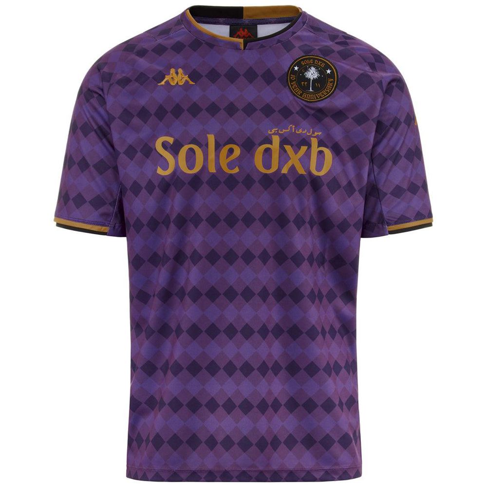 Men Kappa Authentic Fasto Sole Dxb Jersey Purple | 128390-EWG