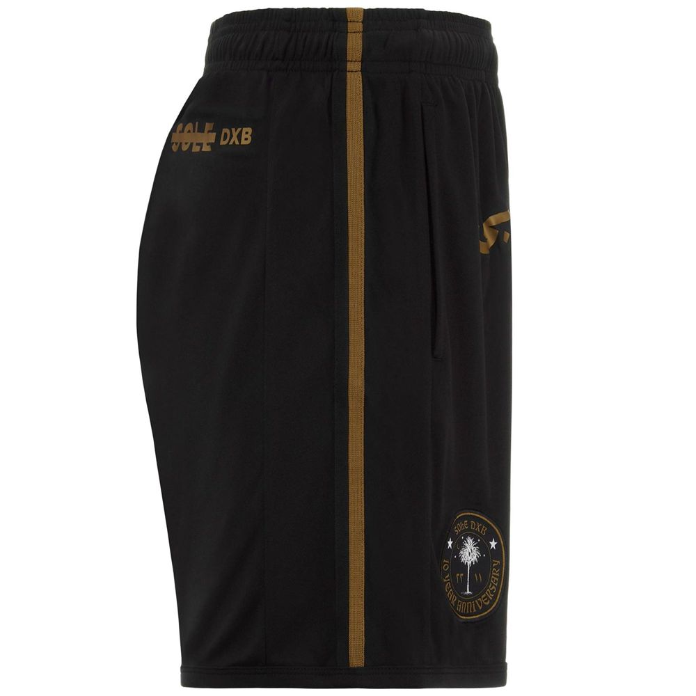 Men Kappa Authentic Fox Sole Dxb Shorts Black | 691804-NSM