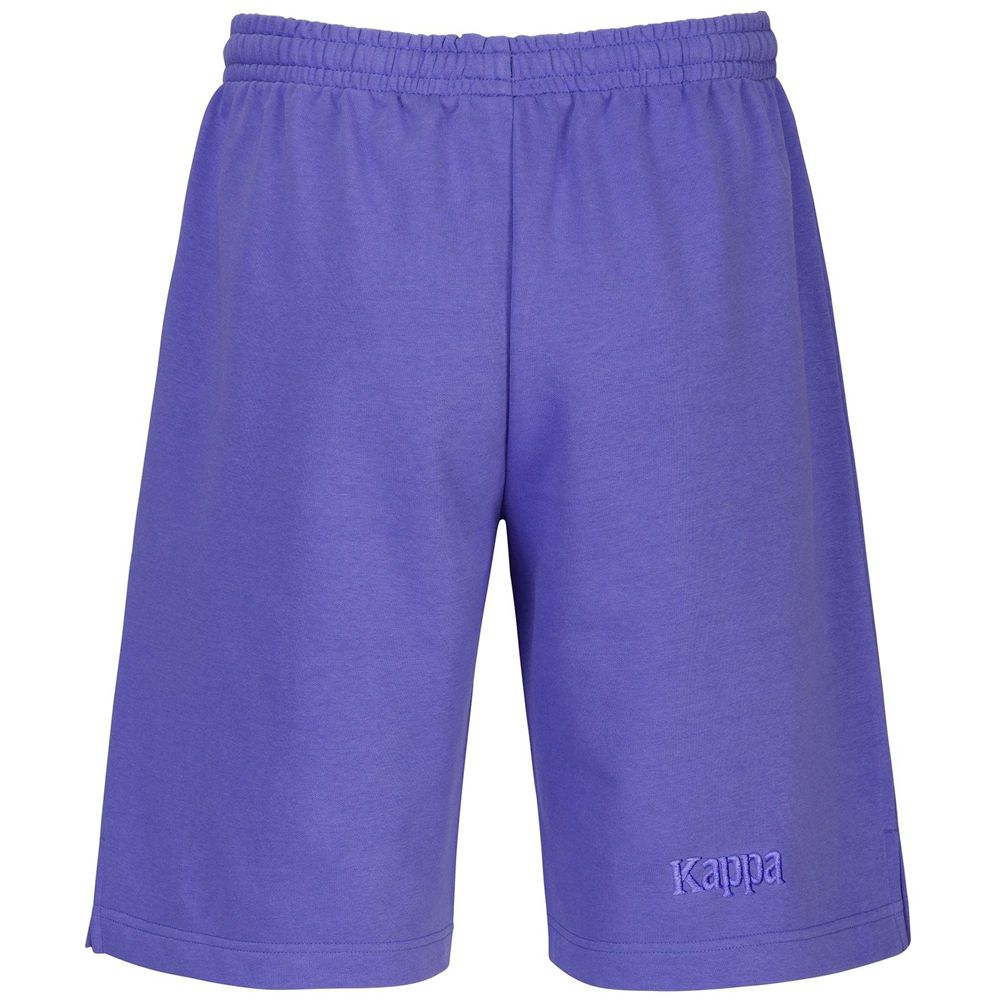 Men Kappa Authentic Gabox Shorts Purple | 728150-DOB