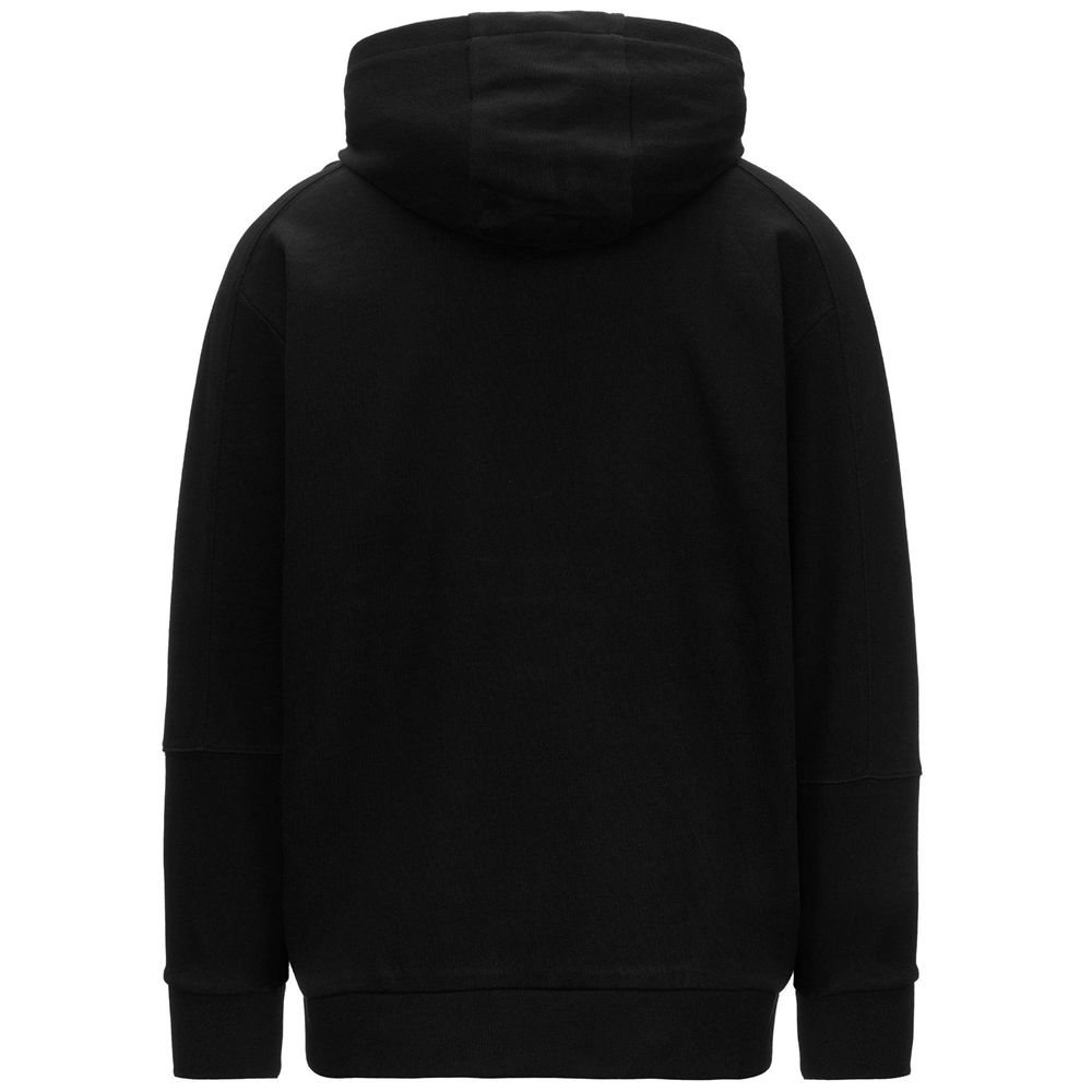 Men Kappa Authentic Giano Organic Hoodie Black | 902657-NSZ