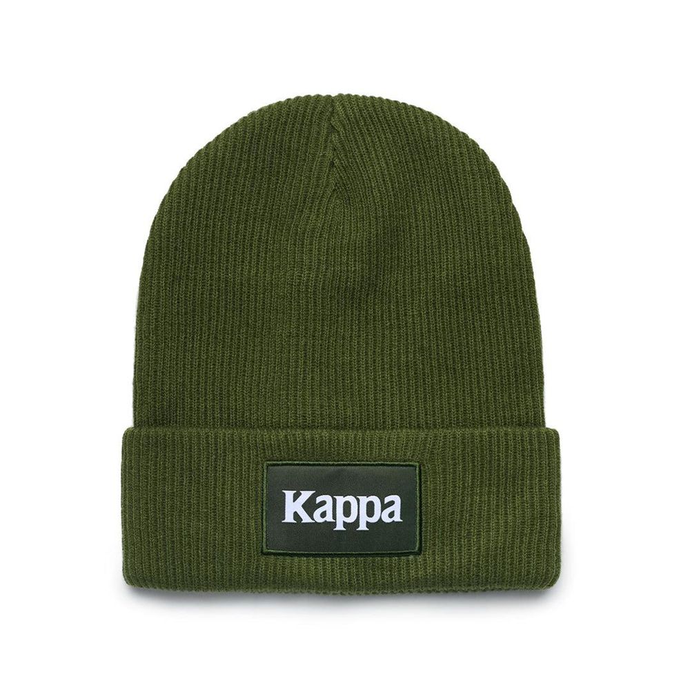 Men Kappa Authentic Gios Cap Green | 347528-AVR