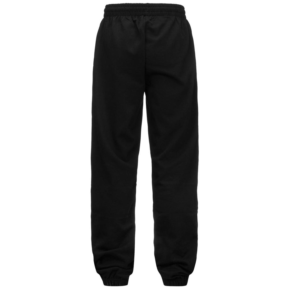 Men Kappa Authentic Giova Organic Pants Black | 593826-OUA