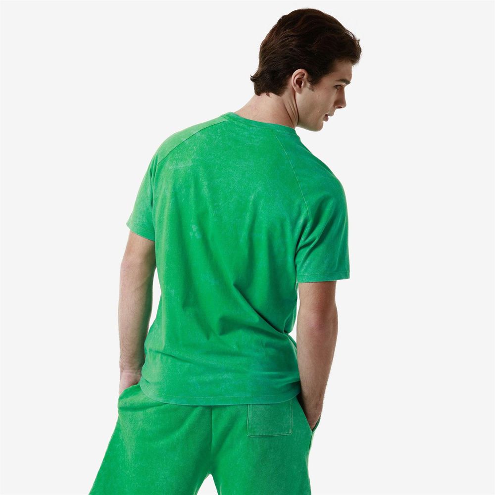 Men Kappa Authentic Premium Lope T-Shirt Green | 905218-VSJ