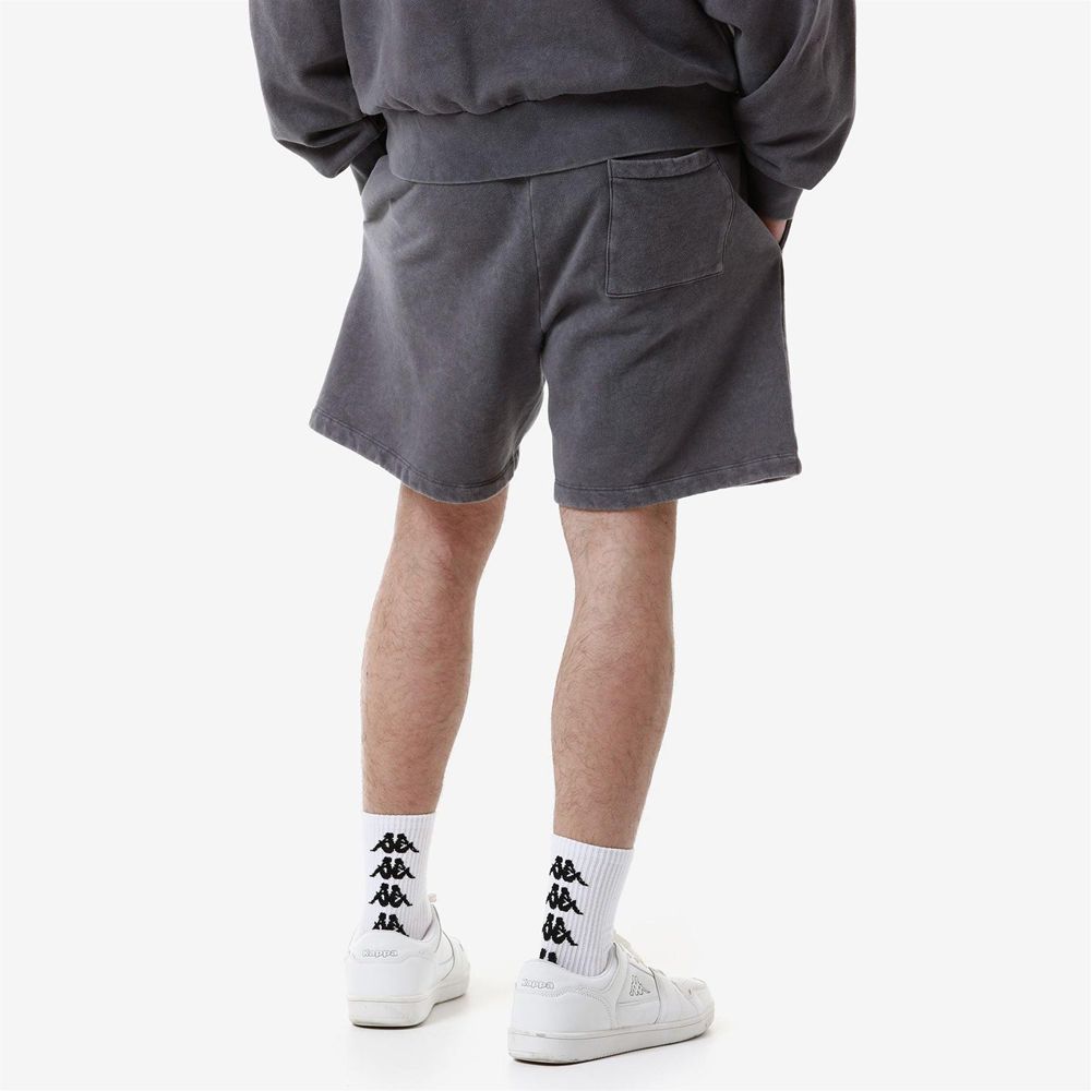 Men Kappa Authentic Premium Lou Shorts Grey | 673159-WAS