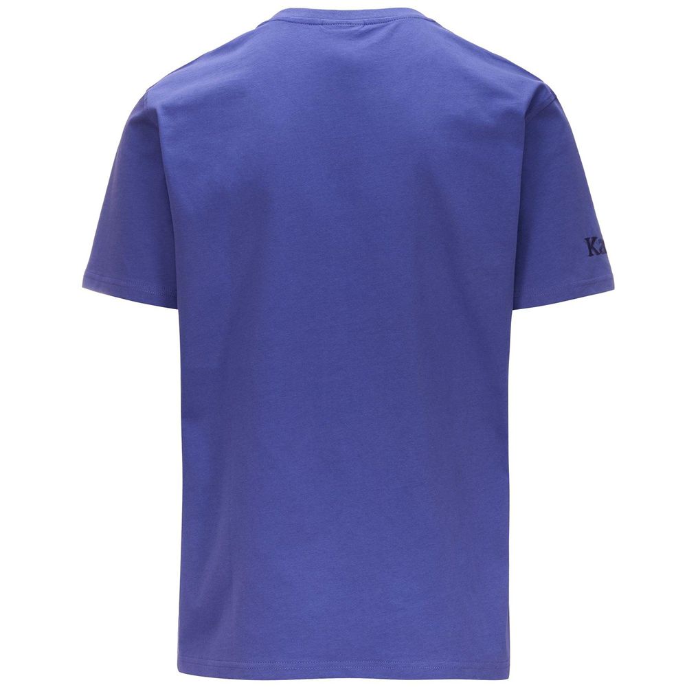 Men Kappa Authentic Tayloryx T-Shirt Purple | 097518-UJZ