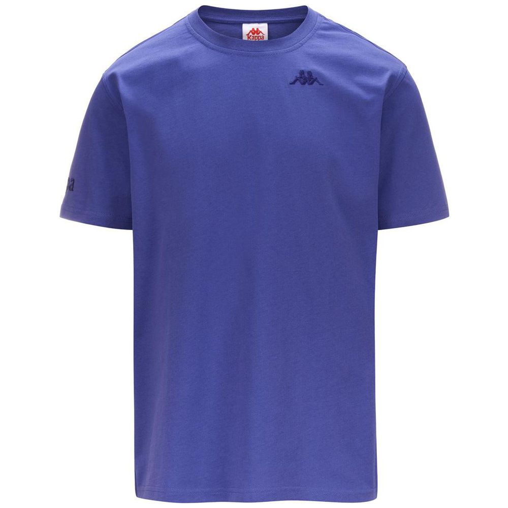 Men Kappa Authentic Tayloryx T-Shirt Purple | 097518-UJZ