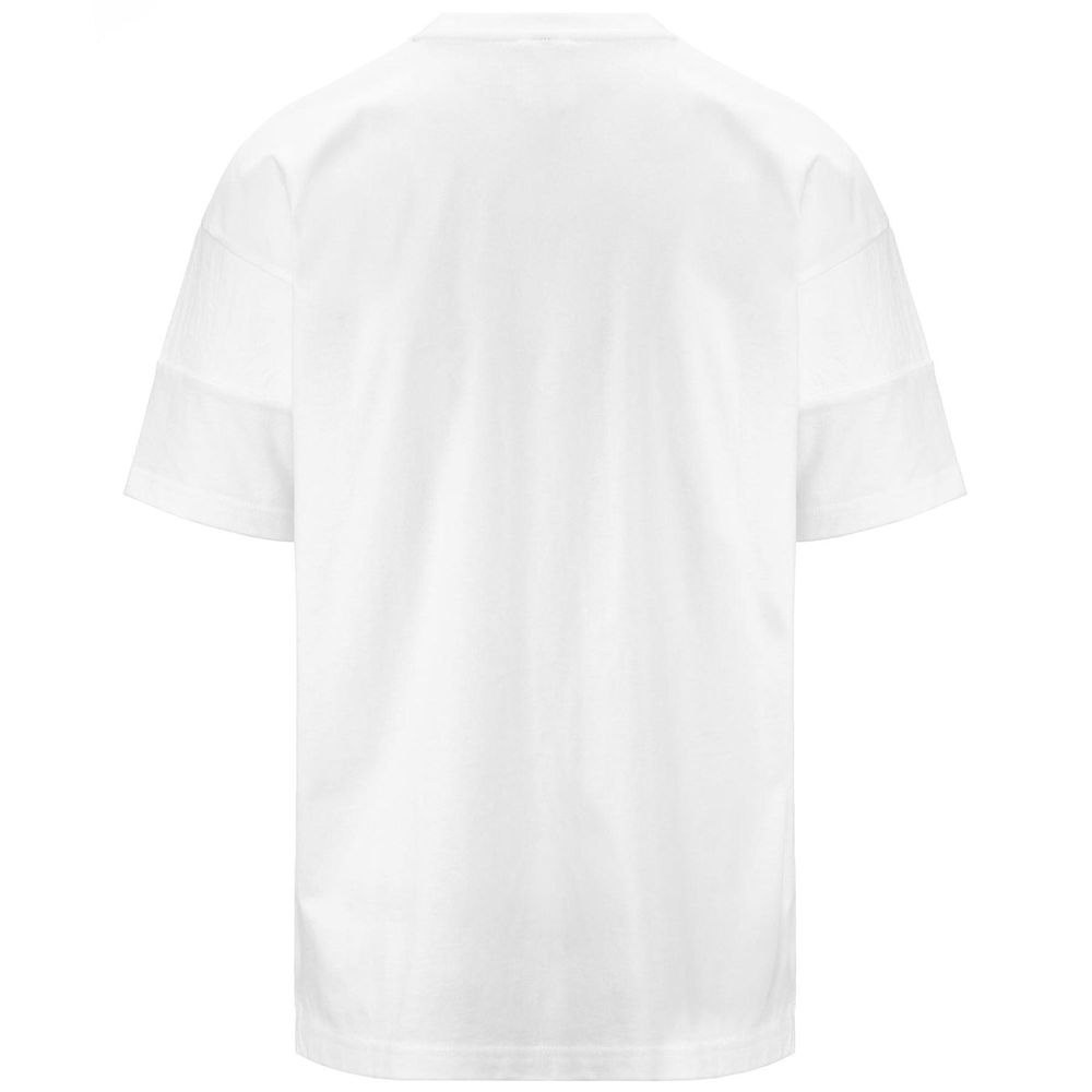 Men Kappa Authentic Tech Vilek T-Shirt White | 310692-URZ