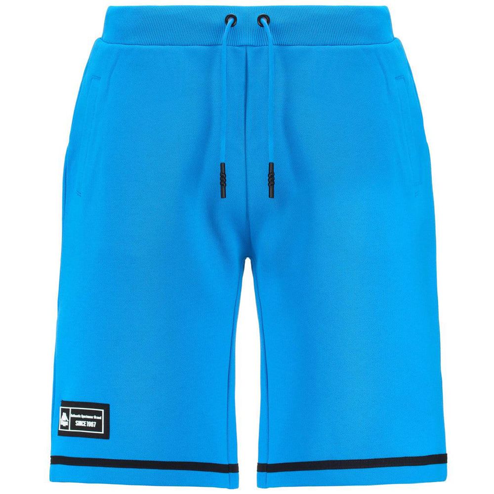 Men Kappa Authentic Tech Zakit Shorts Blue | 108624-ACN