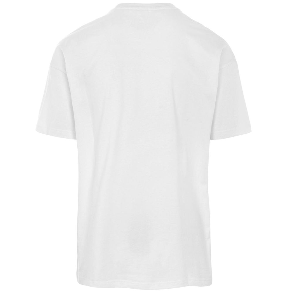 Men Kappa Authentic Tech Zoimen T-Shirt White | 207569-SHT