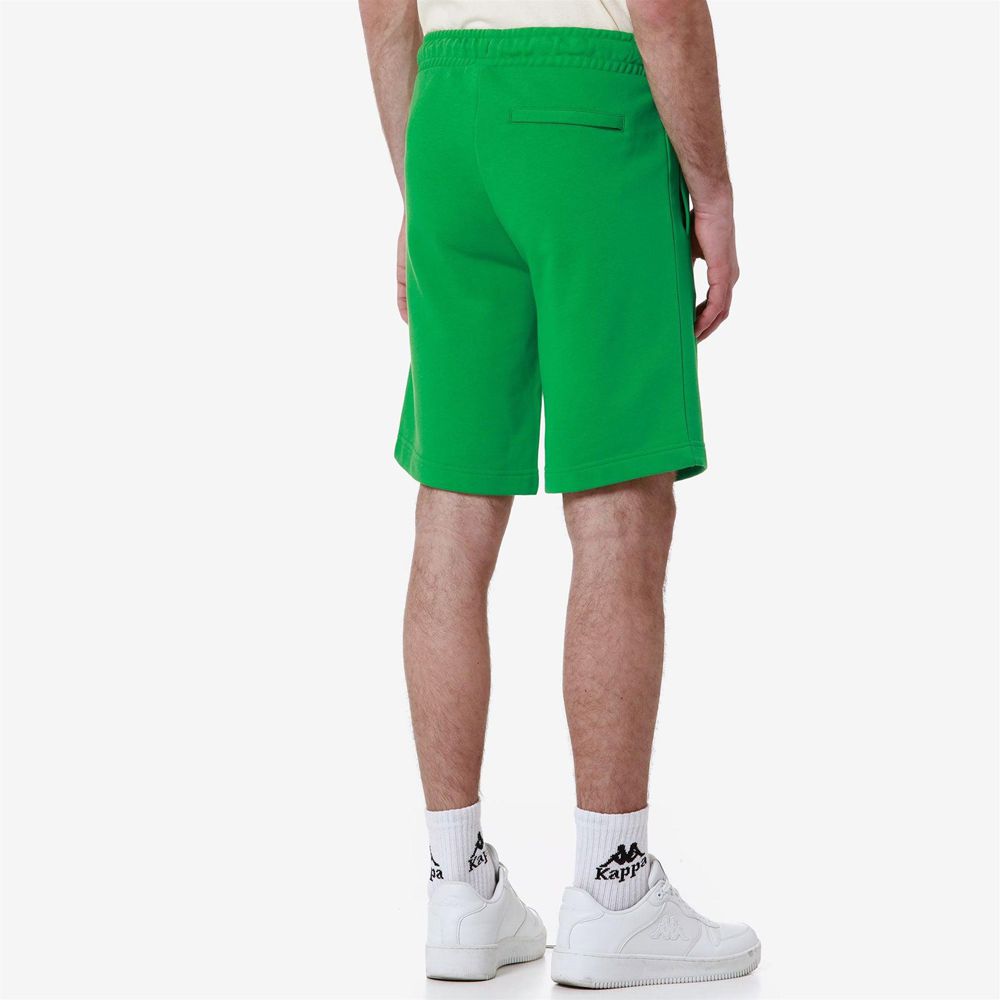 Men Kappa Authentic Uppsala 2 Shorts Green | 975312-ITN