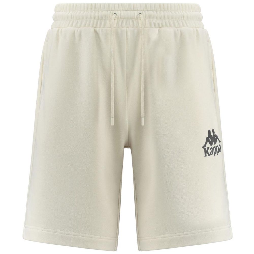 Men Kappa Authentic Uppsala 2 Shorts White | 495670-AEK