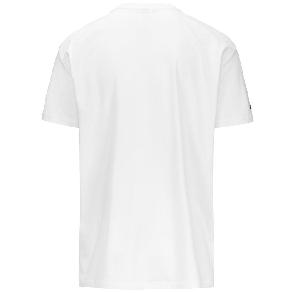 Men Kappa Authentic Vakof T-Shirt White | 034967-NKD