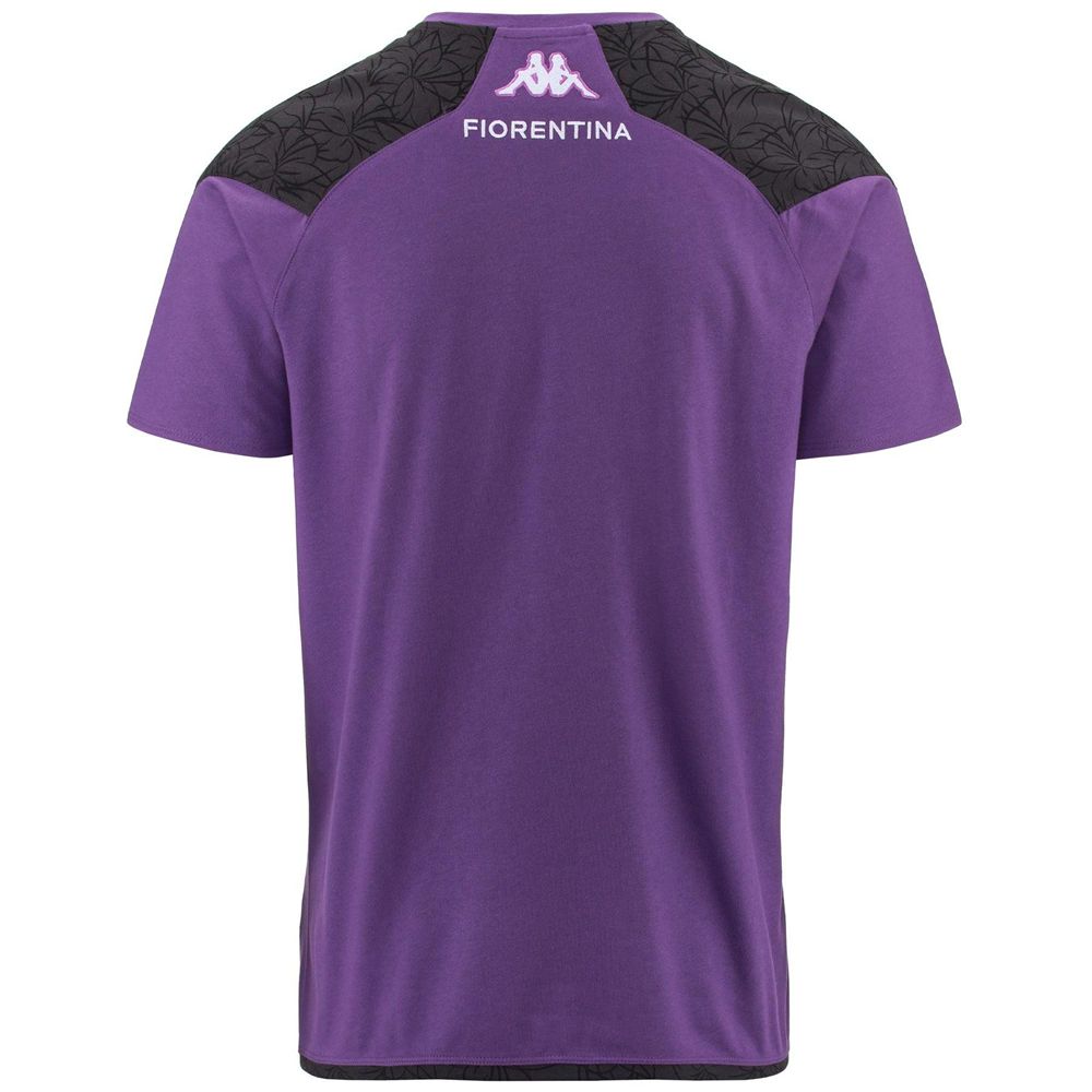 Men Kappa Ayba 7 Fiorentina T-Shirt Purple | 867925-DYA