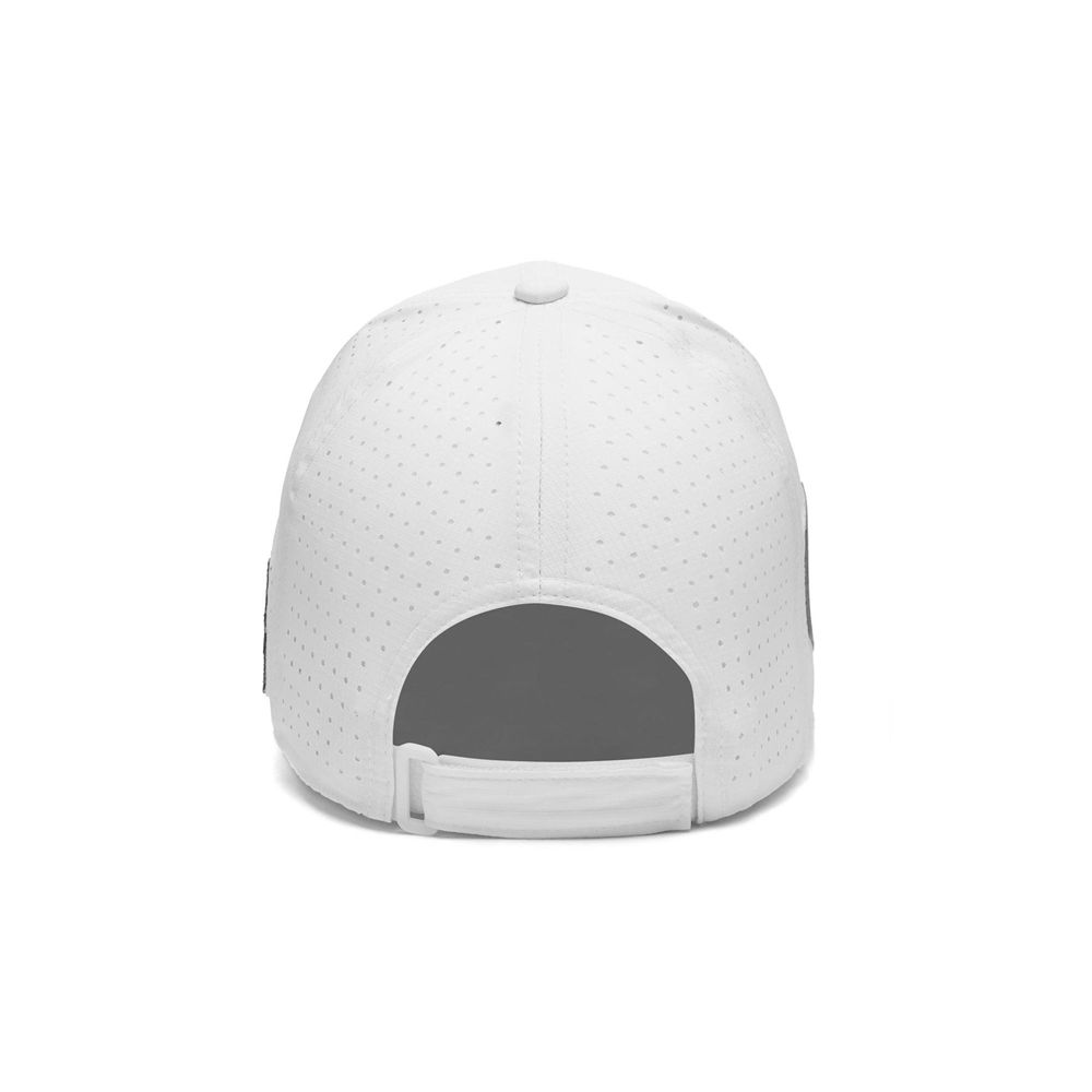 Men Kappa Bapov Open Italia Cap White | 865102-KMX