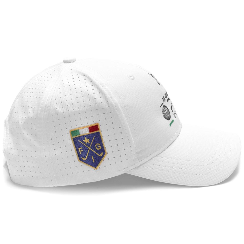 Men Kappa Bapov Open Italia Cap White | 910486-ENX