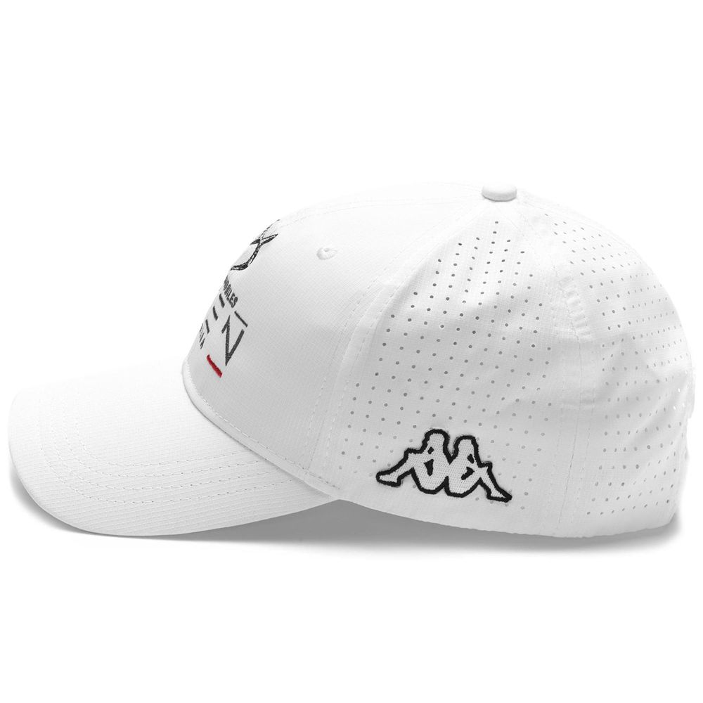 Men Kappa Bapov Open Italia Cap White | 910486-ENX