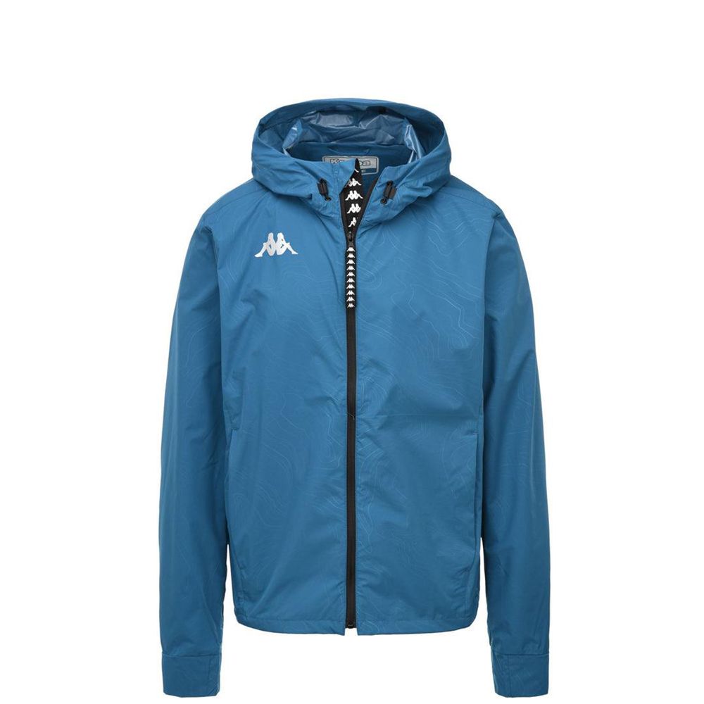 Men Kappa Bocou Jacket Blue | 612795-OWH