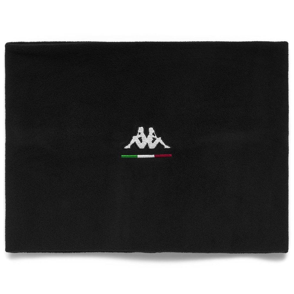 Men Kappa Cold C Scarves Black | 512047-YRJ