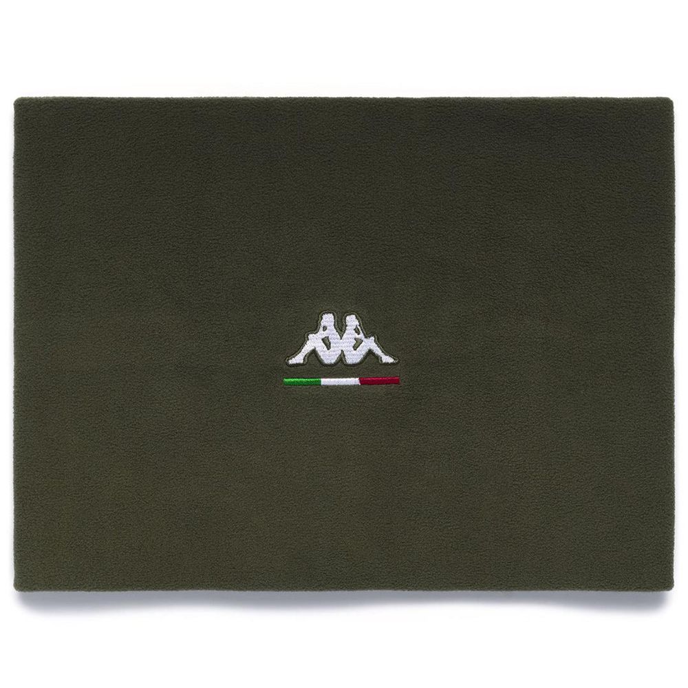 Men Kappa Cold C Scarves Green | 317904-UYO