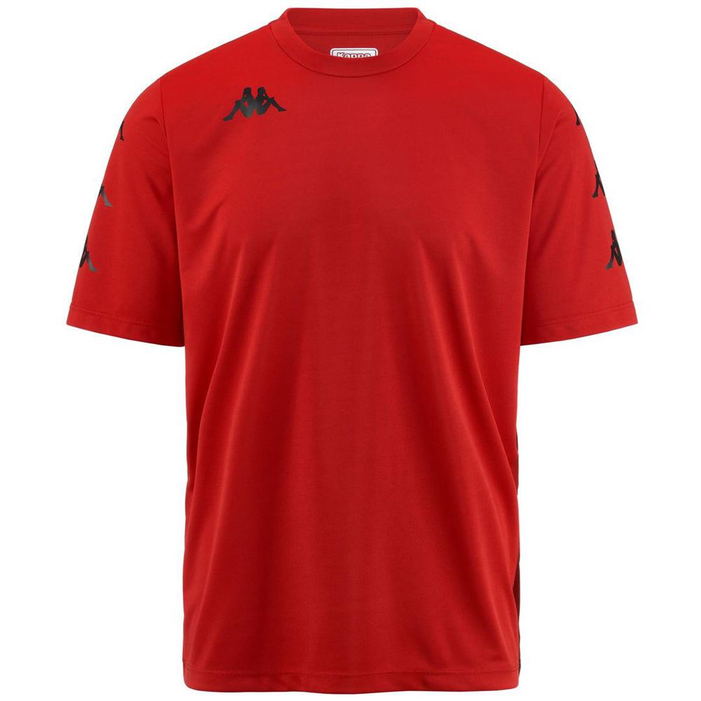 Men Kappa Domob Jersey Red | 803417-XGE