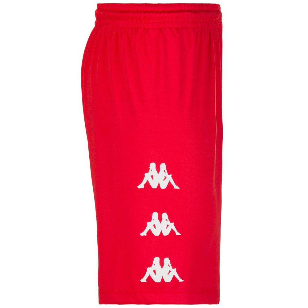 Men Kappa Dorgo Shorts Red | 129586-KTH