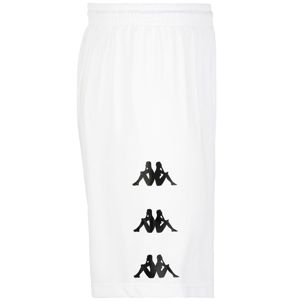 Men Kappa Dorgo Shorts White | 863720-BMF