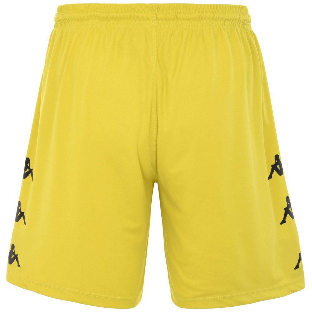 Men Kappa Dorgo Shorts Yellow | 392750-DUP