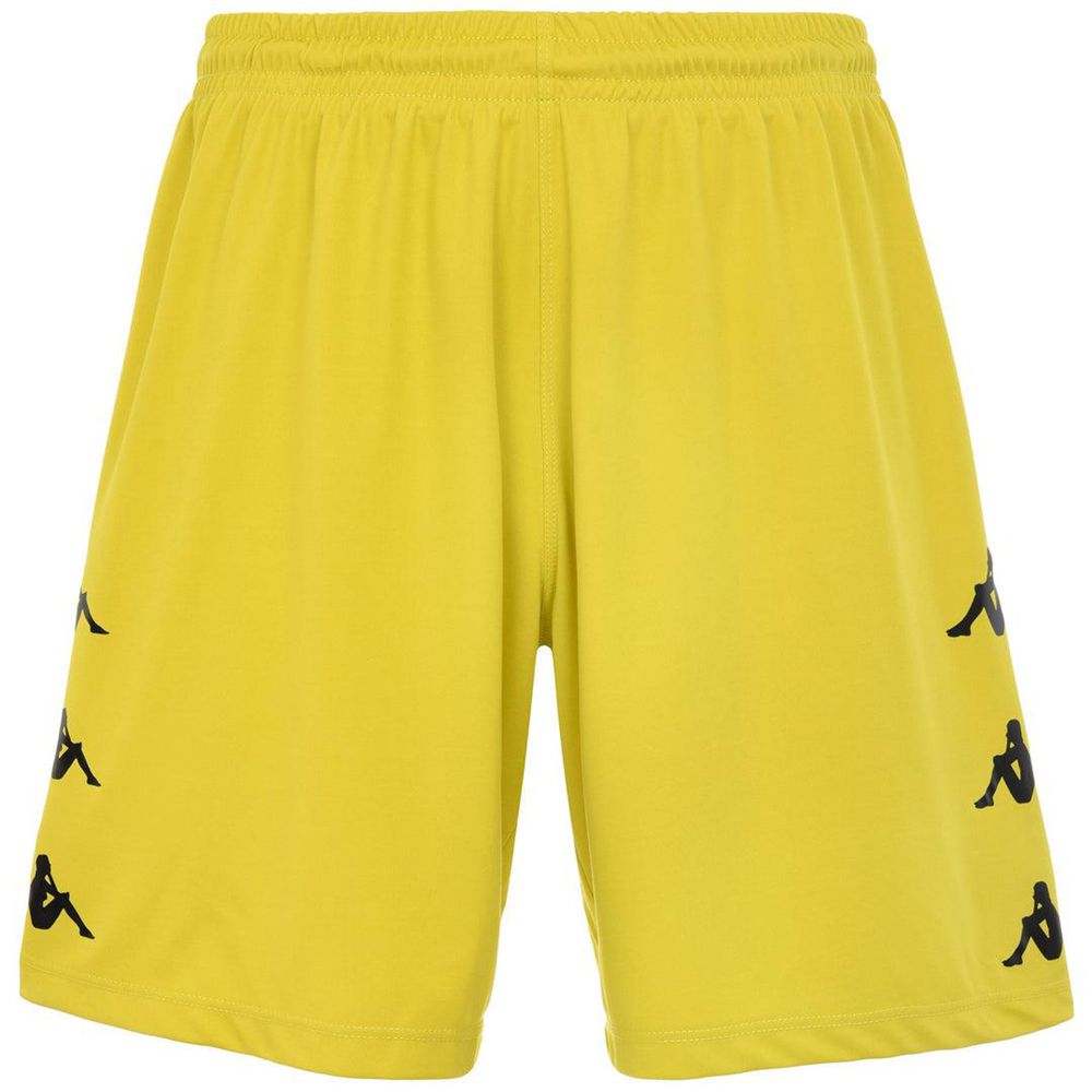 Men Kappa Dorgo Shorts Yellow | 392750-DUP