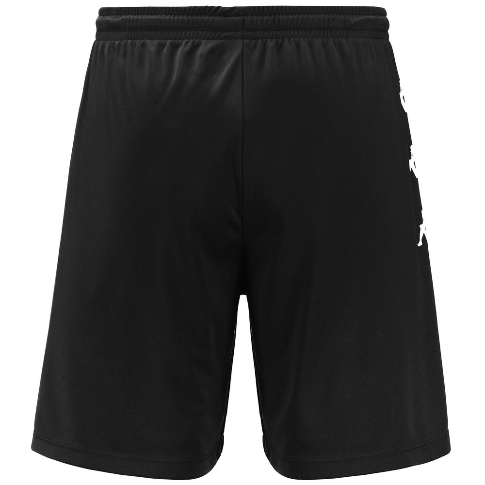 Men Kappa Dutup Shorts Black | 856217-LGU