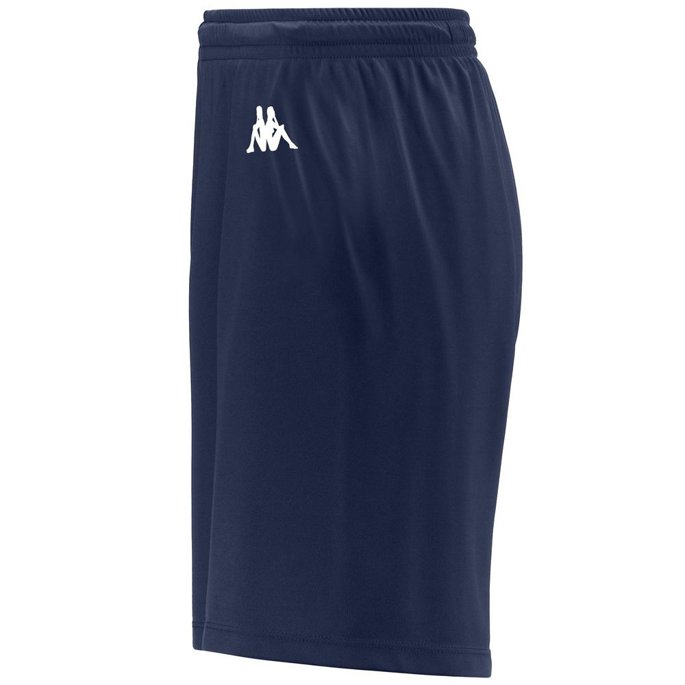 Men Kappa Dutup Shorts Navy | 720596-DEI