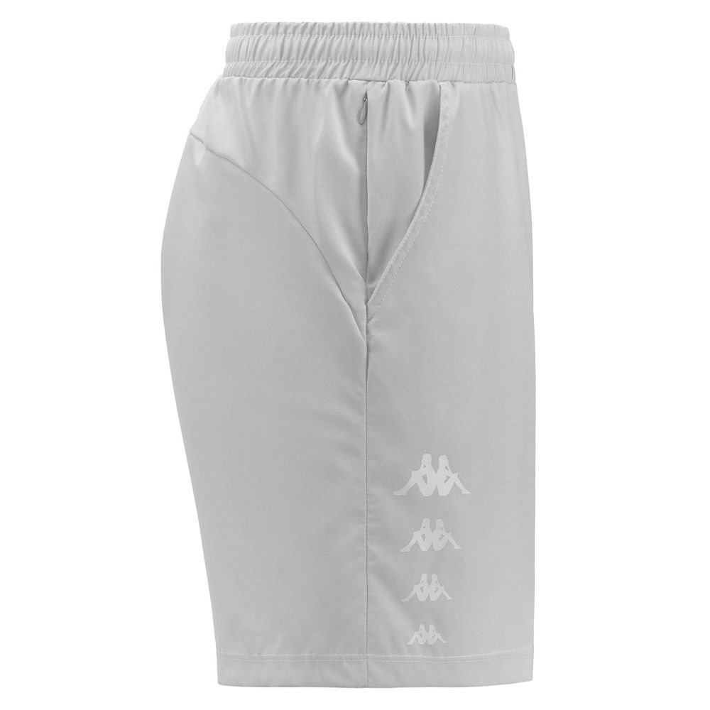 Men Kappa Egadi Shorts Grey | 419306-JMG