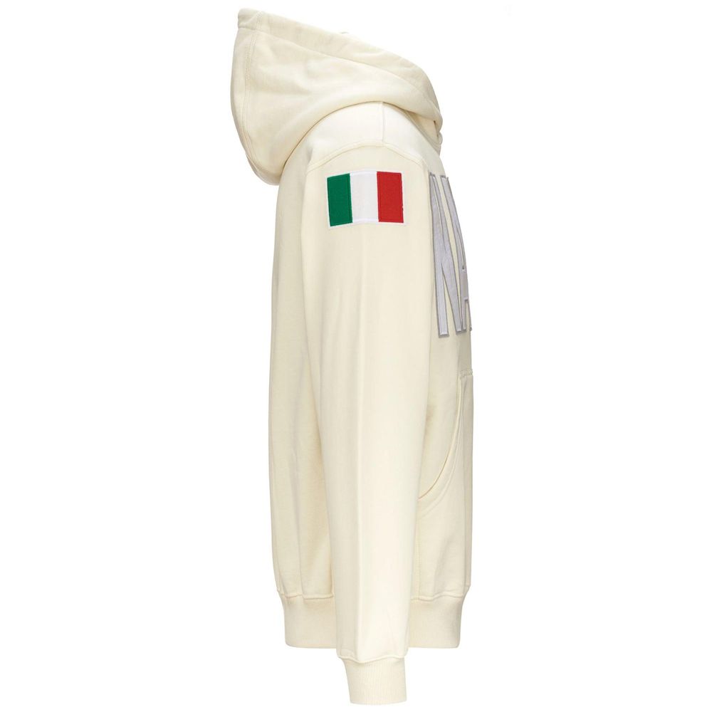 Men Kappa Eroi Hoodie Napoli Hoodie Beige | 820594-PSM