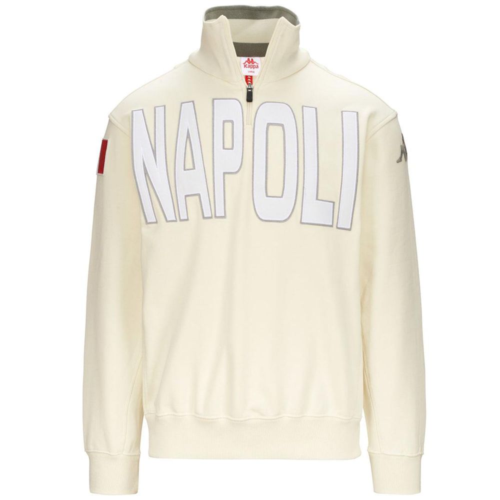 Men Kappa Eroi Napoli Sweater Beige | 206718-TNI