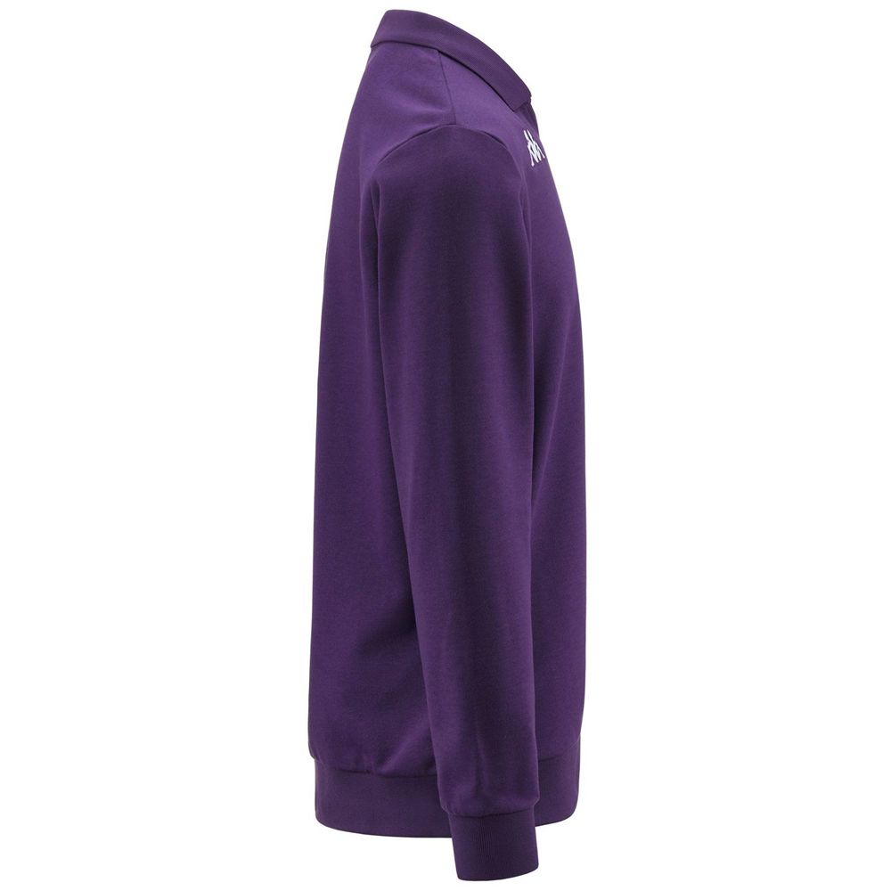 Men Kappa Ferlo Fiorentina Sweater Purple | 506294-WVF