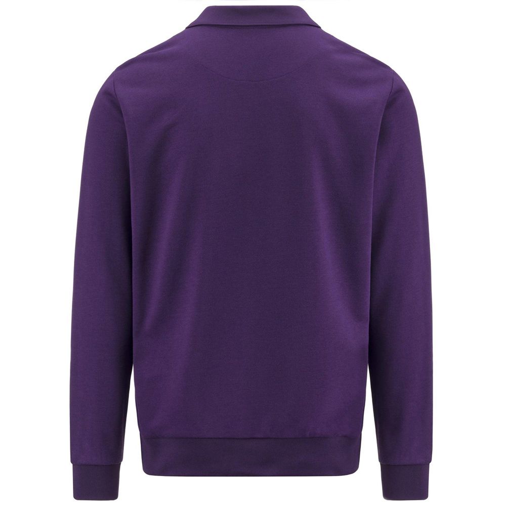 Men Kappa Ferlo Fiorentina Sweater Purple | 506294-WVF